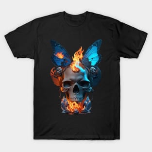 Skull water fire harmony T-Shirt